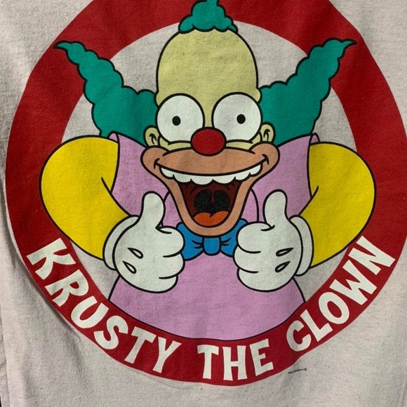 Krusty the Clown custom reworked flannel shirt size XL. - Picture 4 of 4